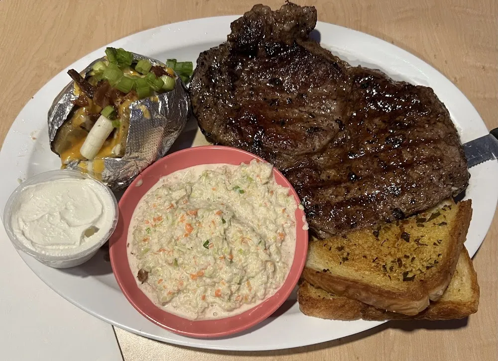 Sirloin Steak Loaded Baked Potato